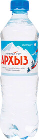 Вода Легенда гор Архыз негазированная, в пластиковой бутылке 0.5 л