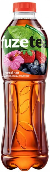 Чай FuzeTea черный со вкусом лесные ягоды-гибискус, 1л