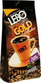 Кофе молотый Lebo Gold Арабика натуральный среднеобжаренный для заваривания в чашке, 250 г