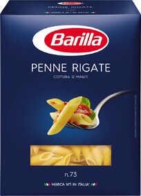 МАКАРОННЫЕ ИЗДЕЛИЯ BARILLA PENNE RIGATE № 73, 500 г