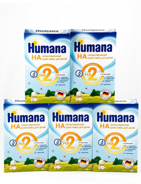 Смесь Humana 2 Молочная с 6 месяцев 300г