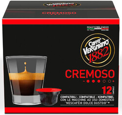 Кофе в капсулах Caffe Vergnano Cremoso Dolce Gusto, 12 шт х 7.5 г