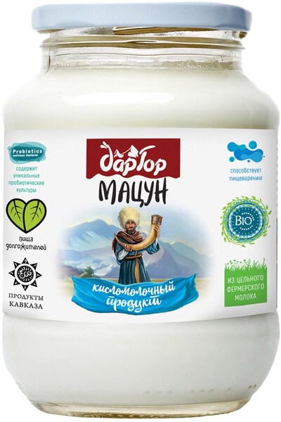 Продукт Дар Гор Мацун кисломолочный 3.6% 500 мл