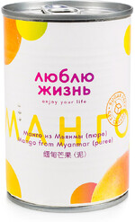 Манго Люблю жизнь из Мьянмы пюре 430 г