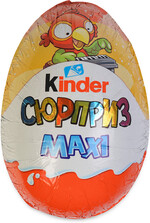 Шоколадное яйцо Kinder Сюрприз Маxi, 100 г