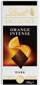 Шоколад Lindt Creation темный с начинкой из темного шоколадного мусса и апельсина, 100 г