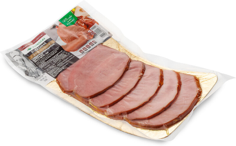 Говядина Деревенская варено-копченая в/у нарезка Магнолия  100г