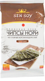 Чипсы Sen Soy Премиум Нори Teriyaki из морской капусты 4,5г