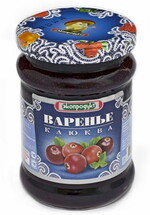 Варенье клюквенное 325г ст/б Экопродукт
