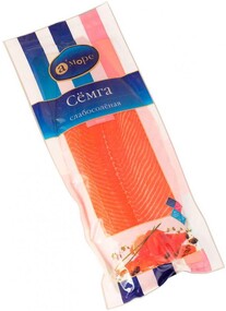 Семга слабосоленая «АМОРЕ» филе пласт, вес