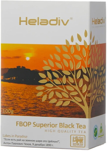 Чай черный Heladiv Fbop (с типсами) 100 гр.
