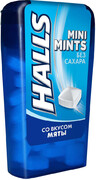 Конфеты Halls Mini Mints без сахара со вкусом мяты 12,5г
