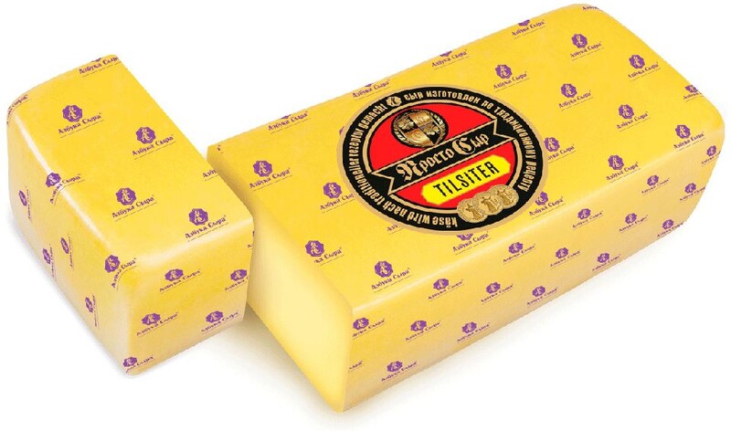 Сыр полутвердый «Азбука сыра» Тильзитэр 45%, 1 упаковка (0,3-1 кг)