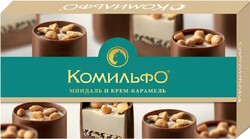 Шоколадный набор Комильфо Миндаль и Крем-карамель, 116г