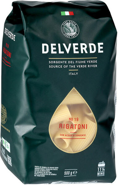 Макаронные изделия Delverde Ригатони № 019, 500г