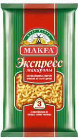 Макаронные изделия Makfa Рожки гладкие, 400г