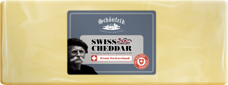 Сыр Schonfeld Swiss Cheddar 53%