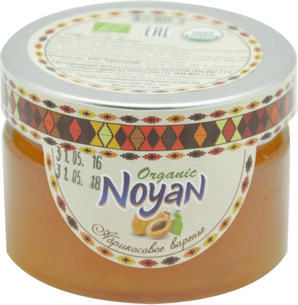 Варенье Organic Noyan из персика 150 г