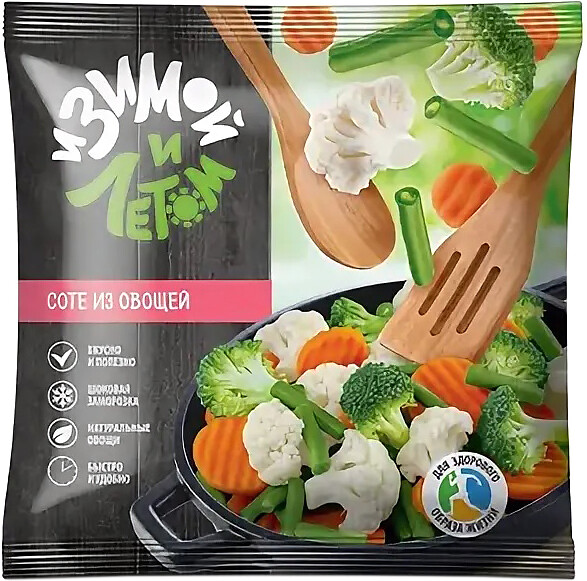 Смесь овощная и Зимой и Летом Соте из овощей замороженная 400 г