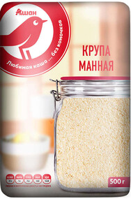 Крупа манная АШАН, 500 г