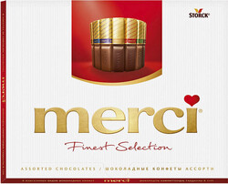 Набор шоколадных конфет Merci Ассорти 8 видов 200 г
