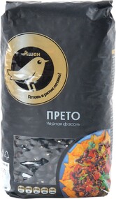 Фасоль черная АШАН Золотая Птица Прето, 500 г
