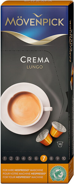 Кофе в капсулах Movenpick Lungo Crema 10 шт