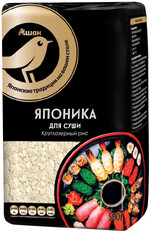 Рис для суши АШАН Золотая Птица Японика круглозерный, 500 г