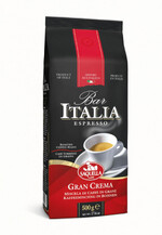 Кофе Saquella BAR Italia зерно Gran Crema, 0.50кг