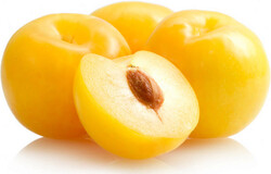 Слива желтая, вес