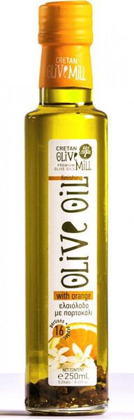 Масло оливковое EV Cretan Mill с апельсином 250 мл