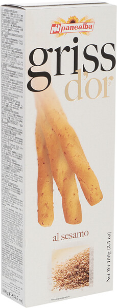 Гриссини Panealba griss d`or al sesamo 100 г