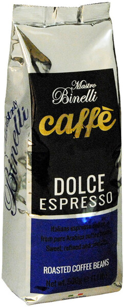 Кофе в зернах Mastro Binelli Dolce Espresso 500 г