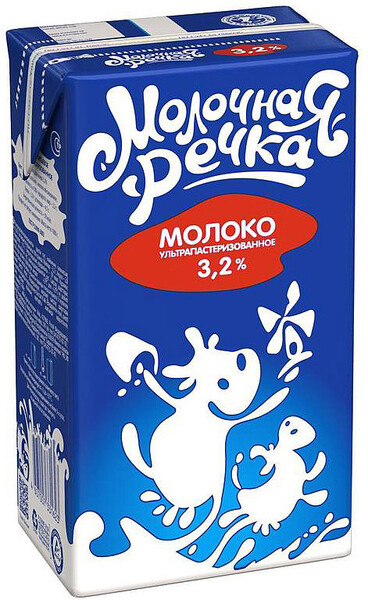 Молоко для капучино Молочная Речка 3,5% 0,973 л