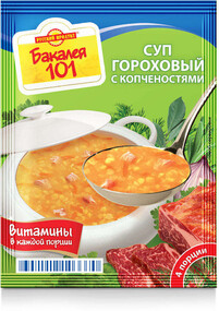 Суп Русский продукт гороховый с копченостями 65г