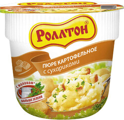 Картофельное пюре РОЛЛТОН с сухариками, 40г