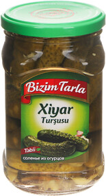 Огурцы Bizim Tarla соленые, 670 г