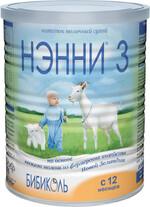Смесь молочная сухая Бибиколь Нэнни 3 на основе козьего молока c 12 месяцев 400 г
