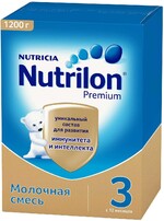 Смесь молочная сухая Nutrilon Nutricia Premium 3 Pronutri+ с 12 месяцев 1.2 кг