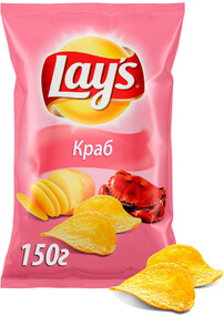 Чипсы картофельные Lay's Краб 150 г