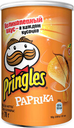 Картофельные чипсы Pringles со вкусом паприки 70г