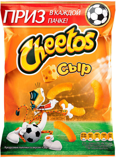 Кукурузные снэки Cheetos Сыр 55 г
