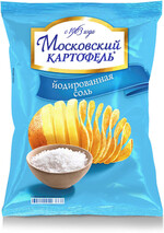 Чипсы картофельные Московский картофель Соль йодированная 70г
