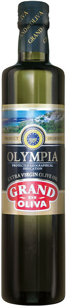 Масло оливковое греческое extra virgin Olympia PGI, кислотность менее 0,5%, 500 мл