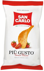 Чипсы картофельные San Carlo Piu Gusto со вкусом томата, 50 г