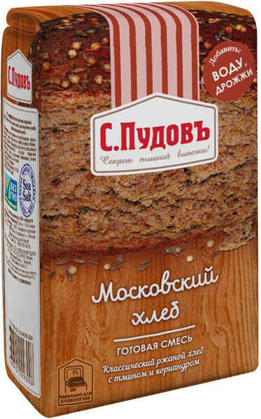 Смесь для выпечки «С.Пудовъ» Московский хлеб, 500 г