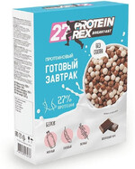 Готовый завтрак с высоким содержанием протеина ProteinRex шоколад, 0.25кг