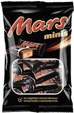 Mars Батончики шоколадные minis 180г