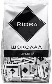 Шоколад RIOBA Горький порционный 72%, 800 г X 1 штука