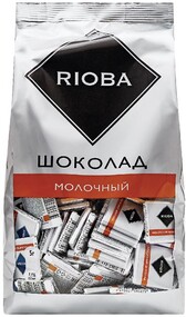 RIOBA Шоколад порционный молочный 32% какао 800г